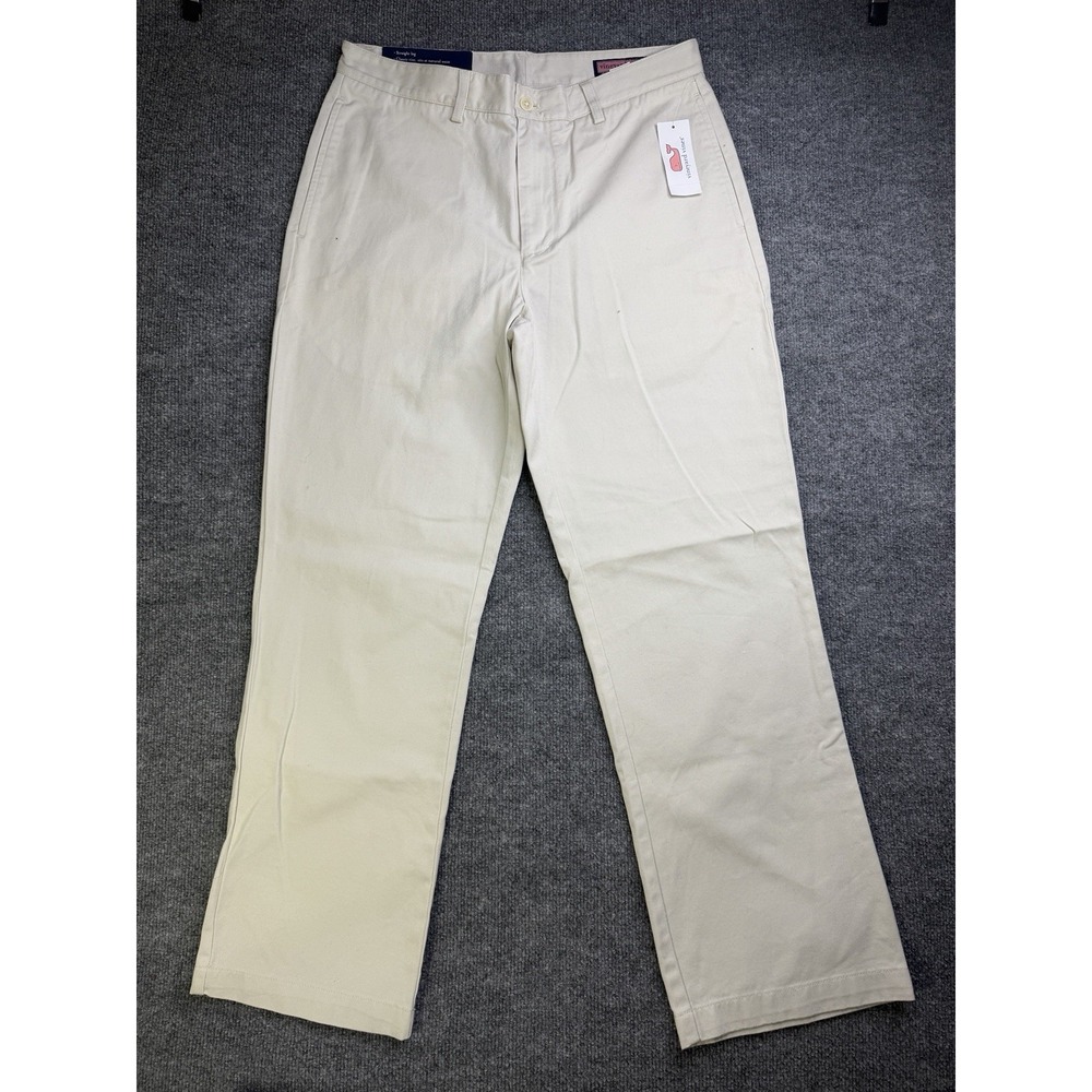 New Vineyard Vines Pants Mens 32x30 Beige Stretch Pant By Shep & Ian $79 MSRP